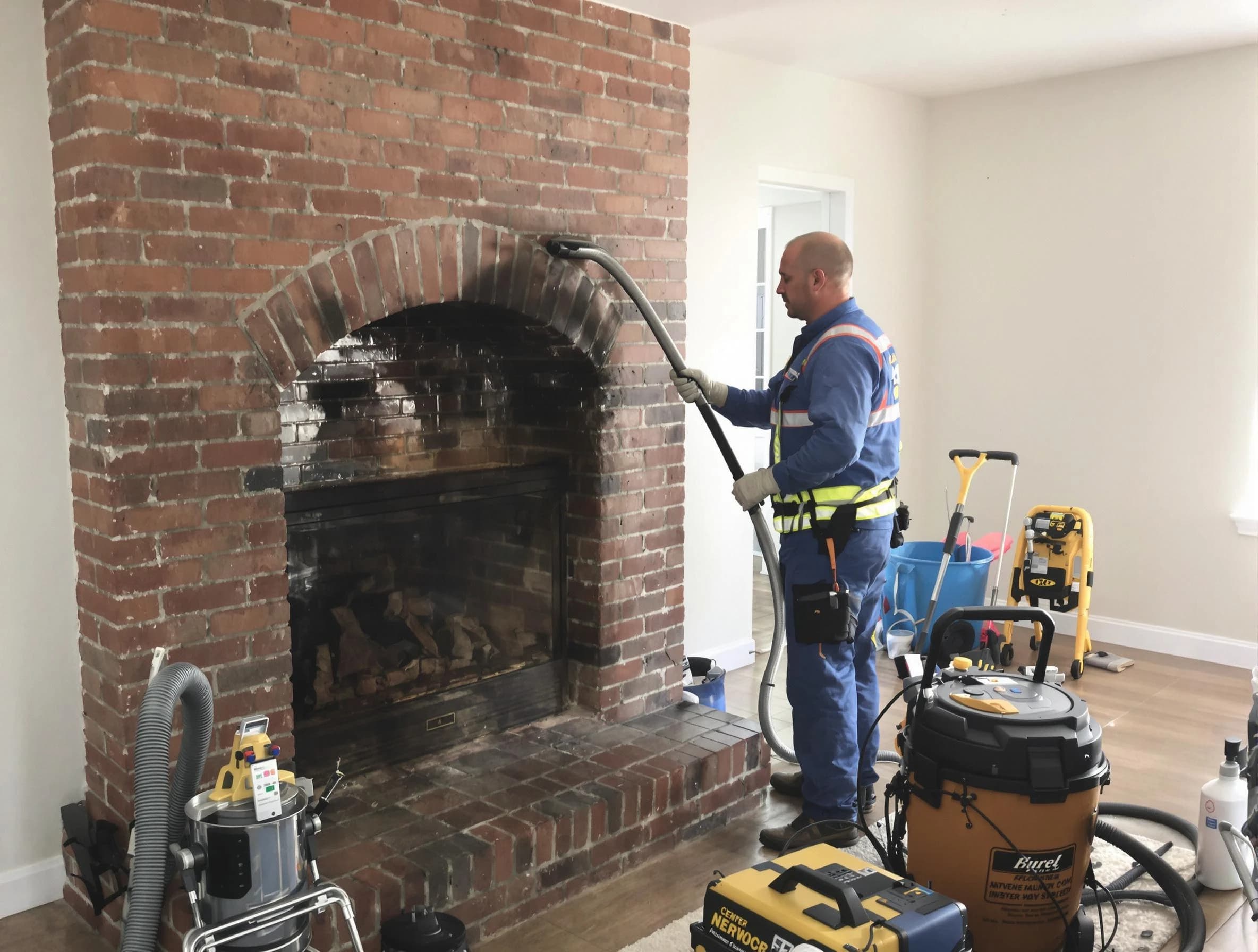 Malden Chimney Sweep expert performing detailed chimney sweep in Malden, MA