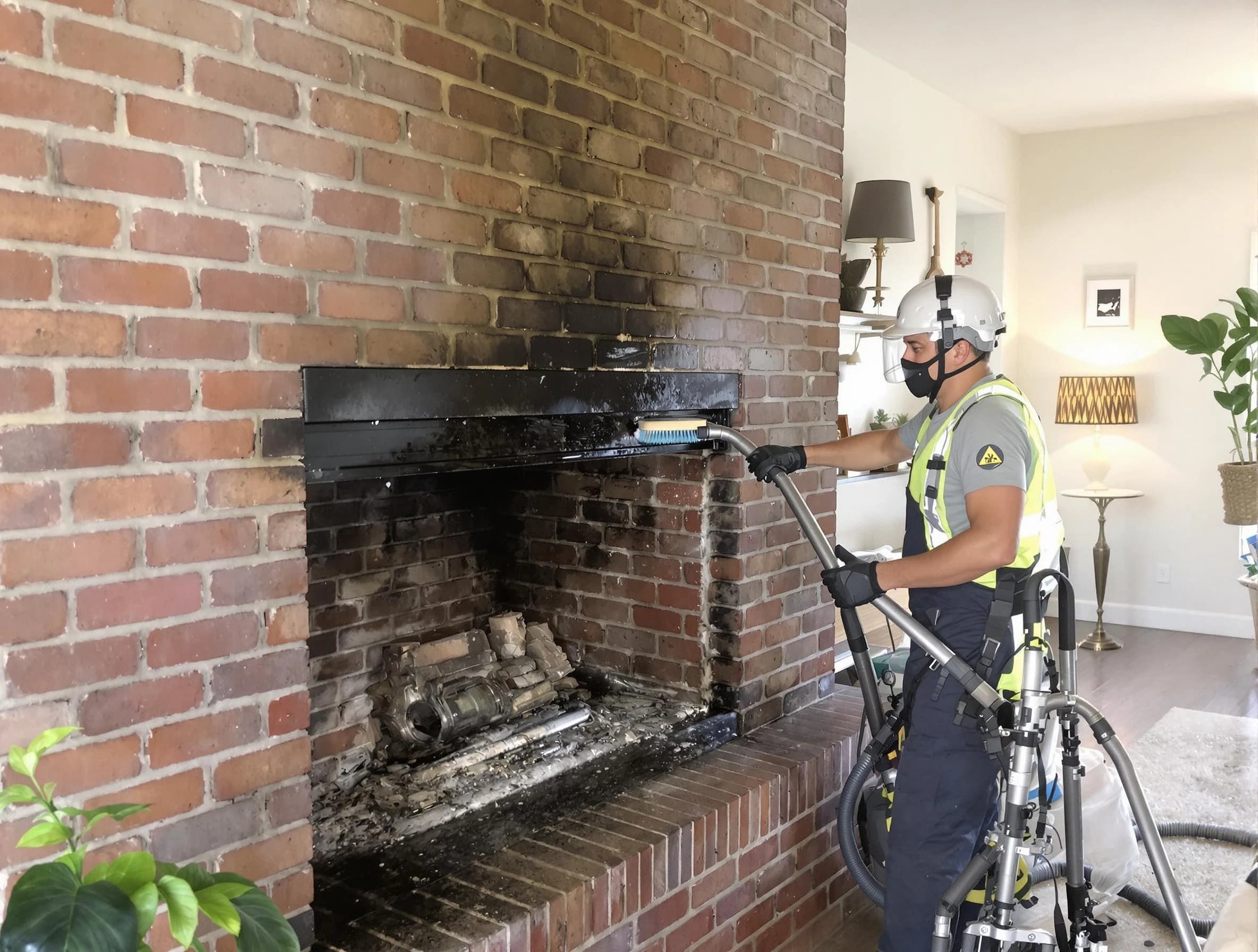 Malden Chimney Sweep providing fireplace cleaning services in Malden, MA