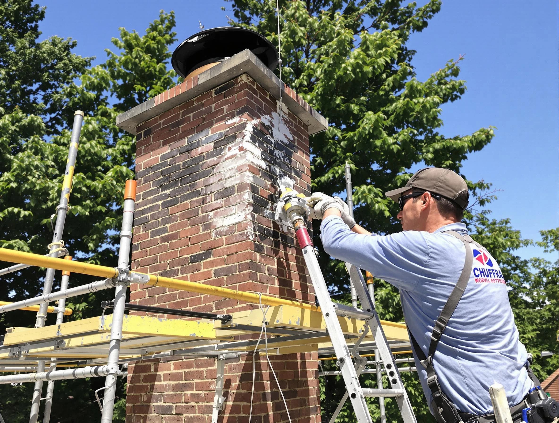 Structural chimney repair by Malden Chimney Sweep in Malden, MA