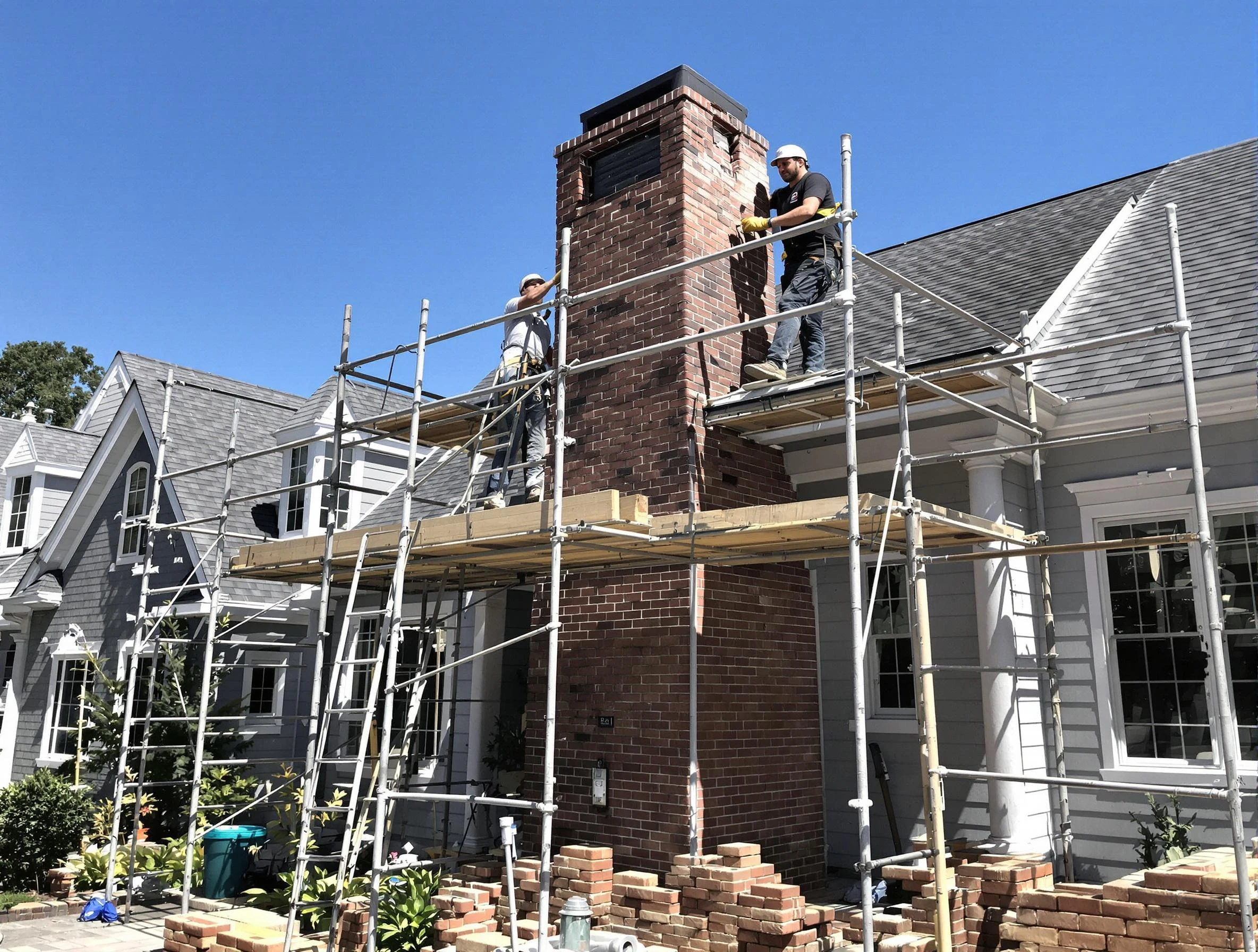 Chimney Rebuilding in Malden