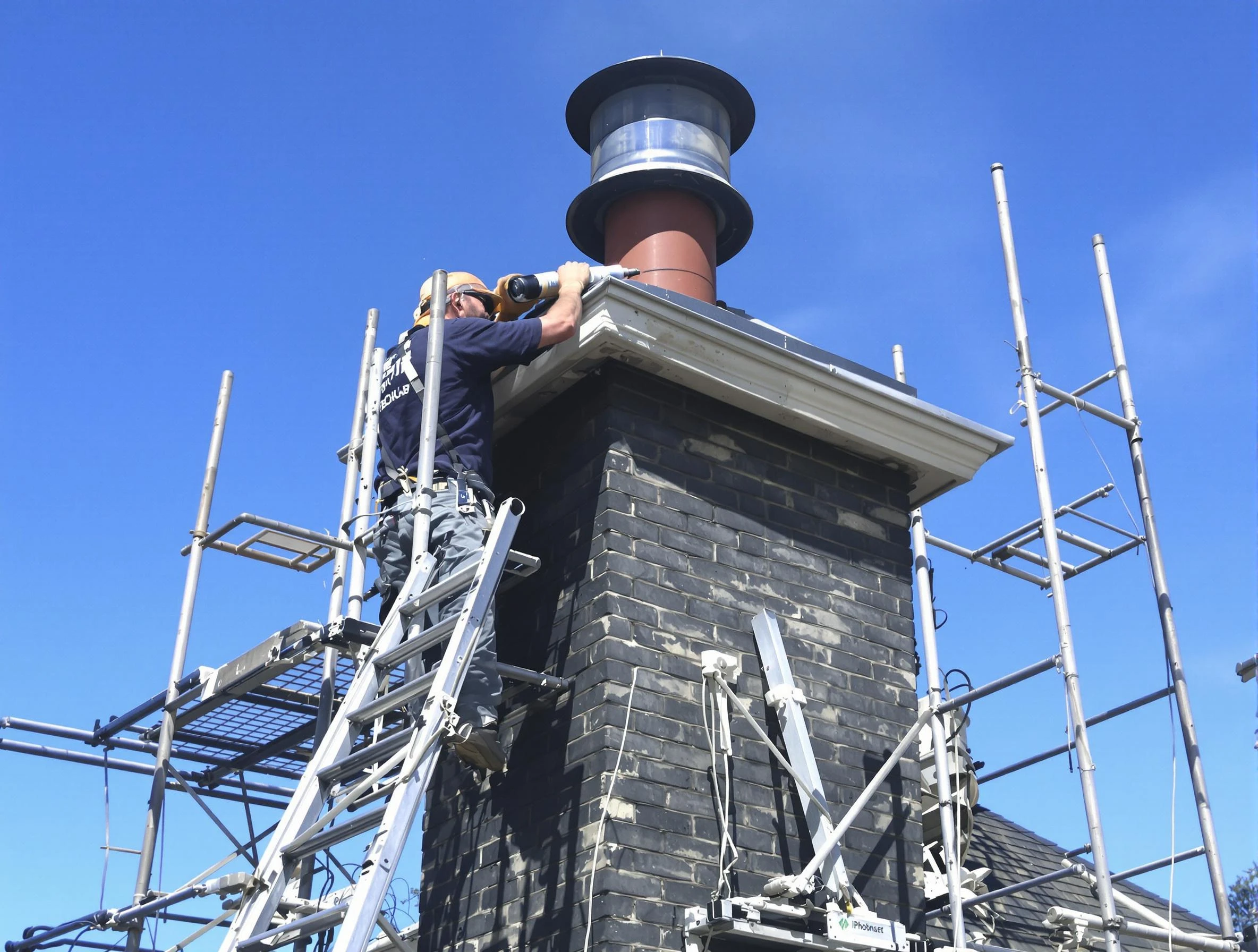 Sturdy chimney crown finished by Malden Chimney Sweep in Malden, MA